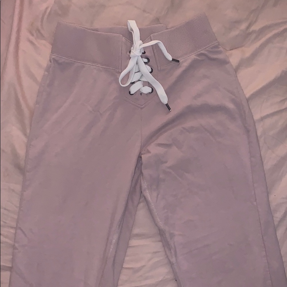 Light mauve pink sweatpants